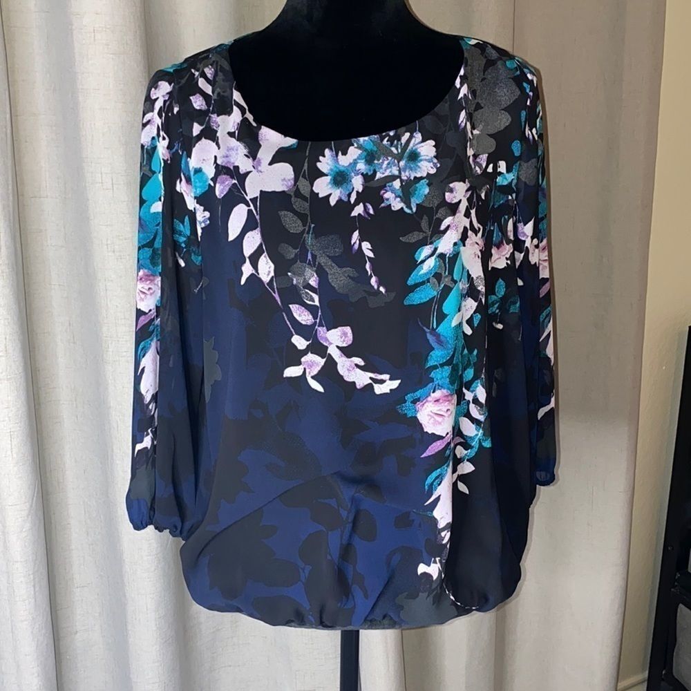 #110 Blouse with floral print